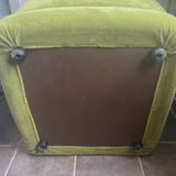 Chauffeuse verte vintage