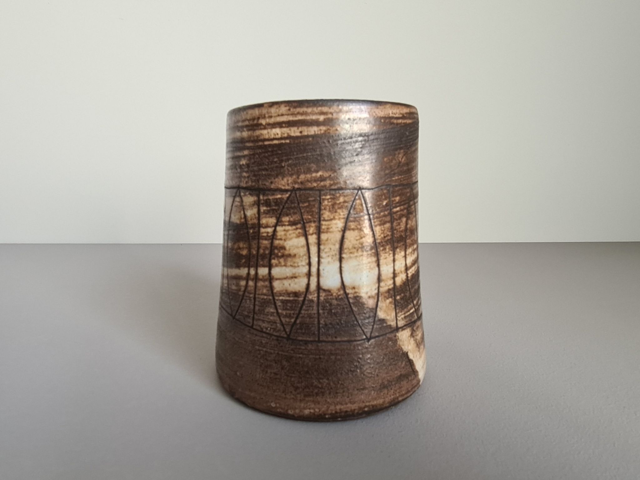Ceramic Vase by Jacques Pouchain for Atelier Dieulefit, 1960s / Mid-Century / collection/ French ceramics