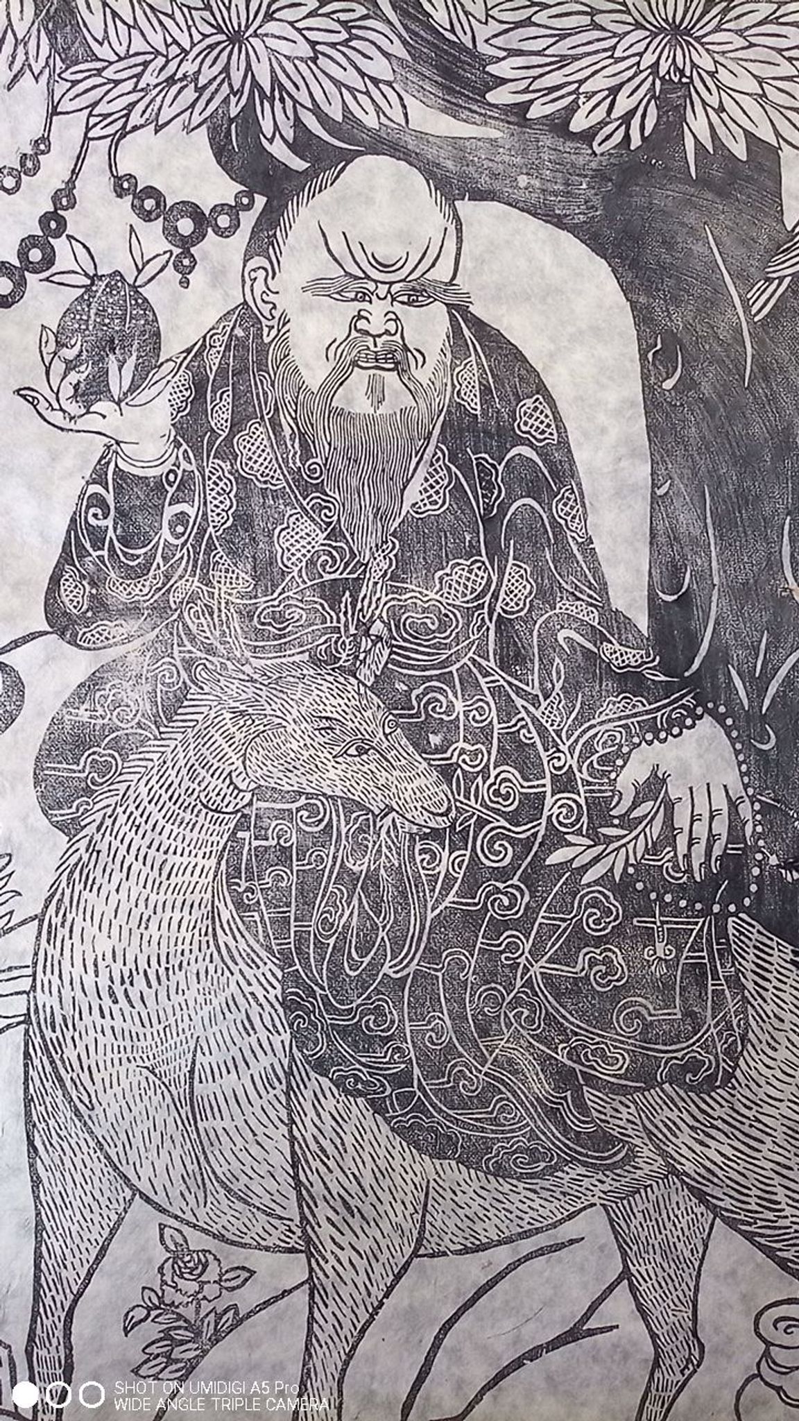 Japanese print, modern reprint on rice paper