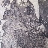 Japanese print, modern reprint on rice paper