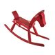 Kay Bojesen wooden rocking horse, red finish, Danish design, 1970s