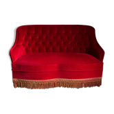 Banquette crapaud grenat