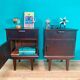 Pair of vintage Mid Century bedside tables