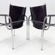 Pair of 1970s Vintage Hans Eichenberger Leather & Chrome Lounge Chairs, Labeled