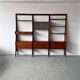 Bibliothèque modulaire Panto scandinave, Norvège des années 1960, teck du milieu du siècle.