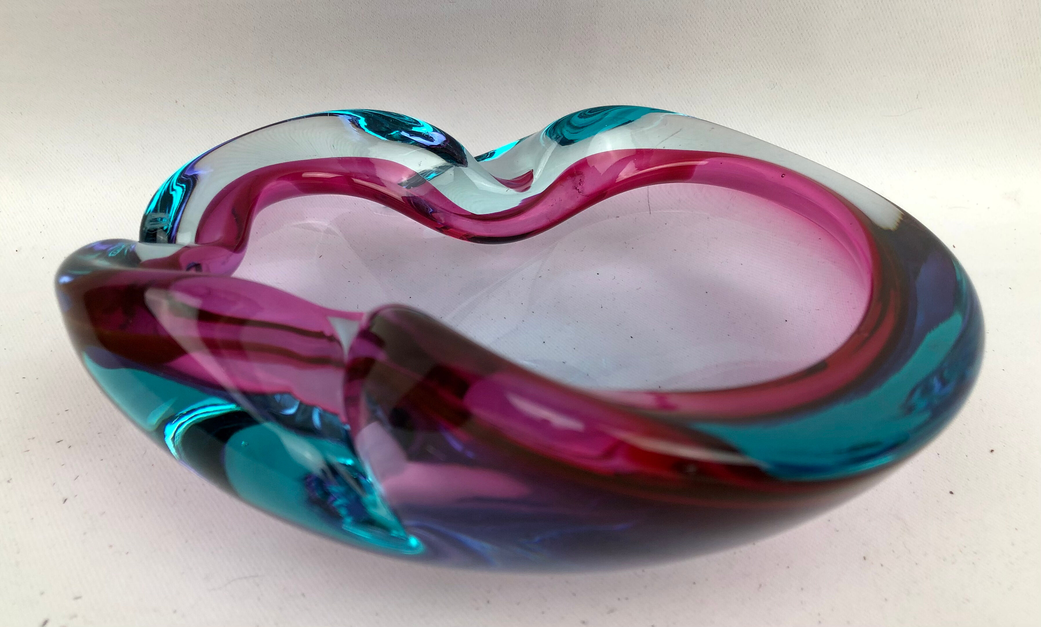 Vintage ashtray by Flavio Poli, Murano
