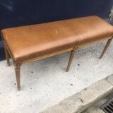 Leather bench