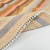 5x7 Mid Century Modern Vintage Kilim Rug, 142x225Cm