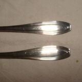 Couverts d'enfant en métal argenté avec écrin