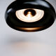 Knud Christensen hanging lamp black, 1970s