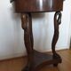 Empire style ceremonial table with mahogany swans