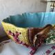 Vase Sarreguemines Majolica numbered