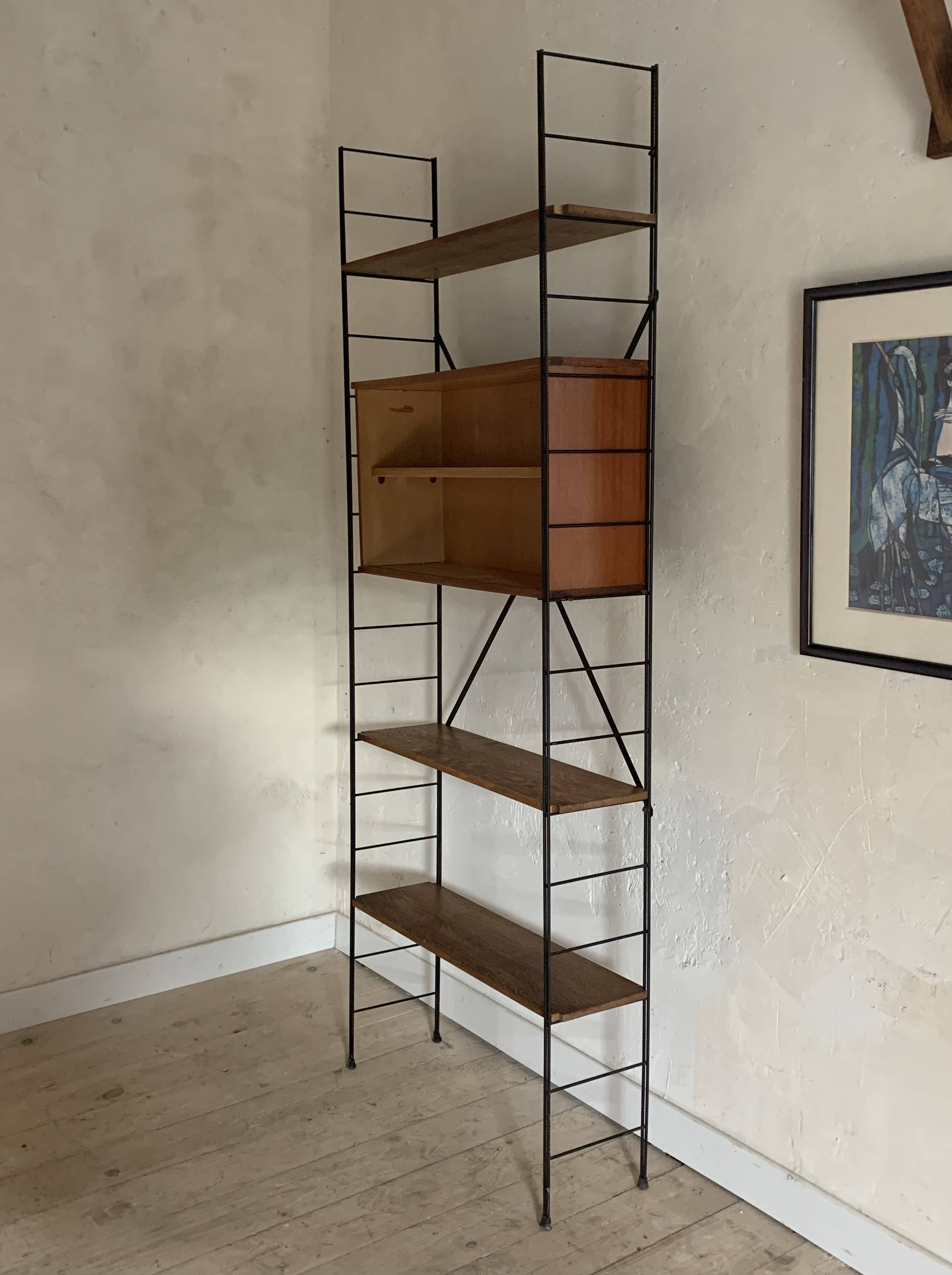 Vintage string style freestanding bookcase