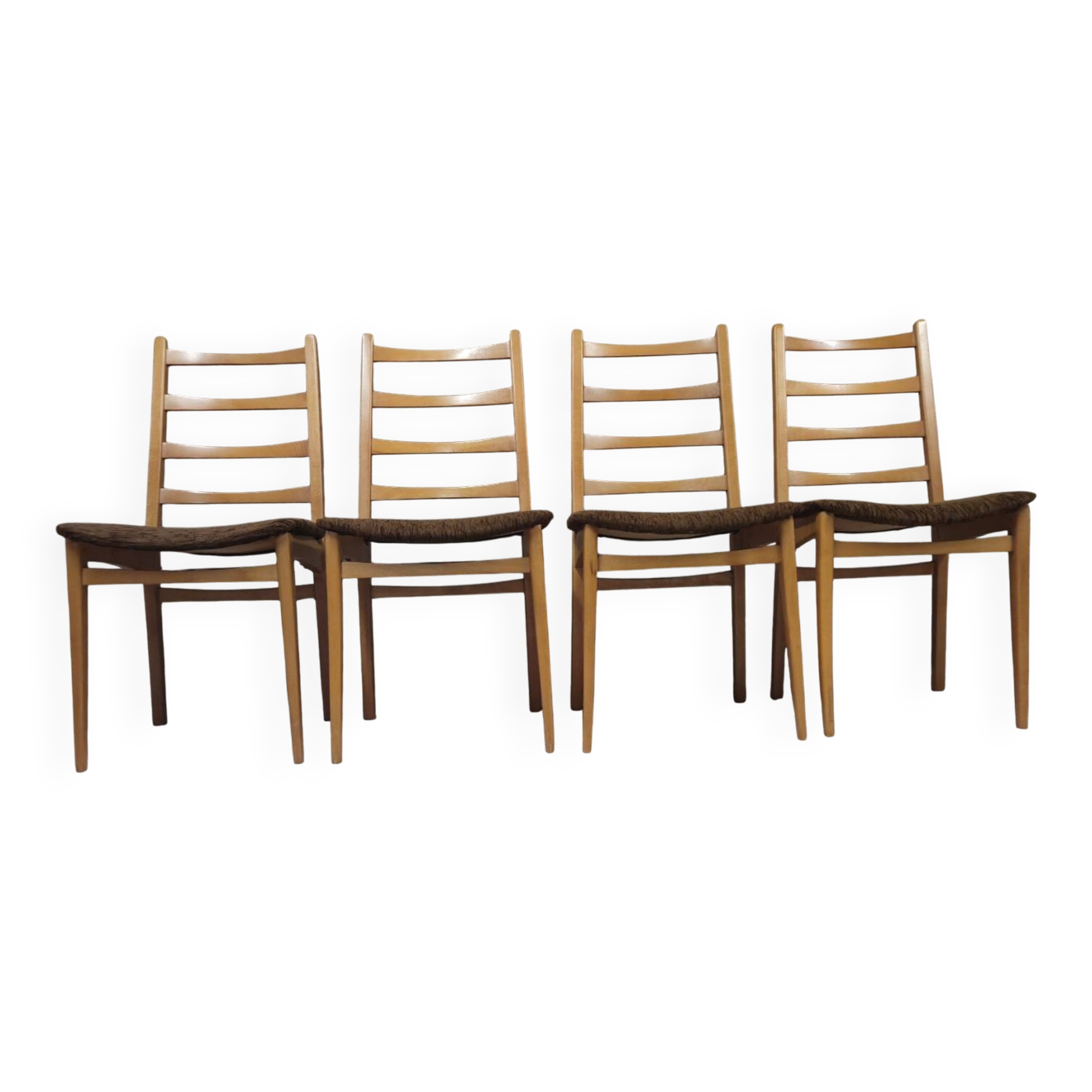Set of 4 Scandinavian chairs from the 1960s
