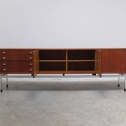 Large modernist sideboard by Werner Wölfers for V-Form, 1960s
