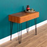 Retro Teak 1960s Tapley Console Table With Drawer