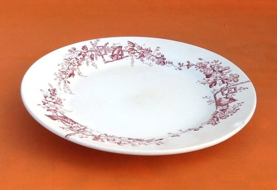Plat de service (grand modèle  Faïences Porcelaines Cristaux Grand Dépôt Emile Bourgeois