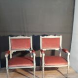 Paire de fauteuil de style Louis XVI