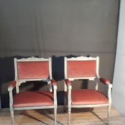 Paire de fauteuil de style Louis XVI