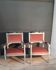 Pair of Louis XVI style armchairs