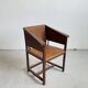 Hans Vollmer & Prag-Rudniker Wickerwork, Oak and Cane Chair Mod. 464, 1902