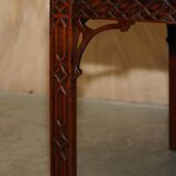 Pair of finely carved Victorian Thomas Chippendale accent chairs.