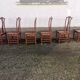 Chaises chinoises du début XXEME siècle en bois laqué