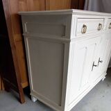 Vintage sideboard revamped in Parisian style.