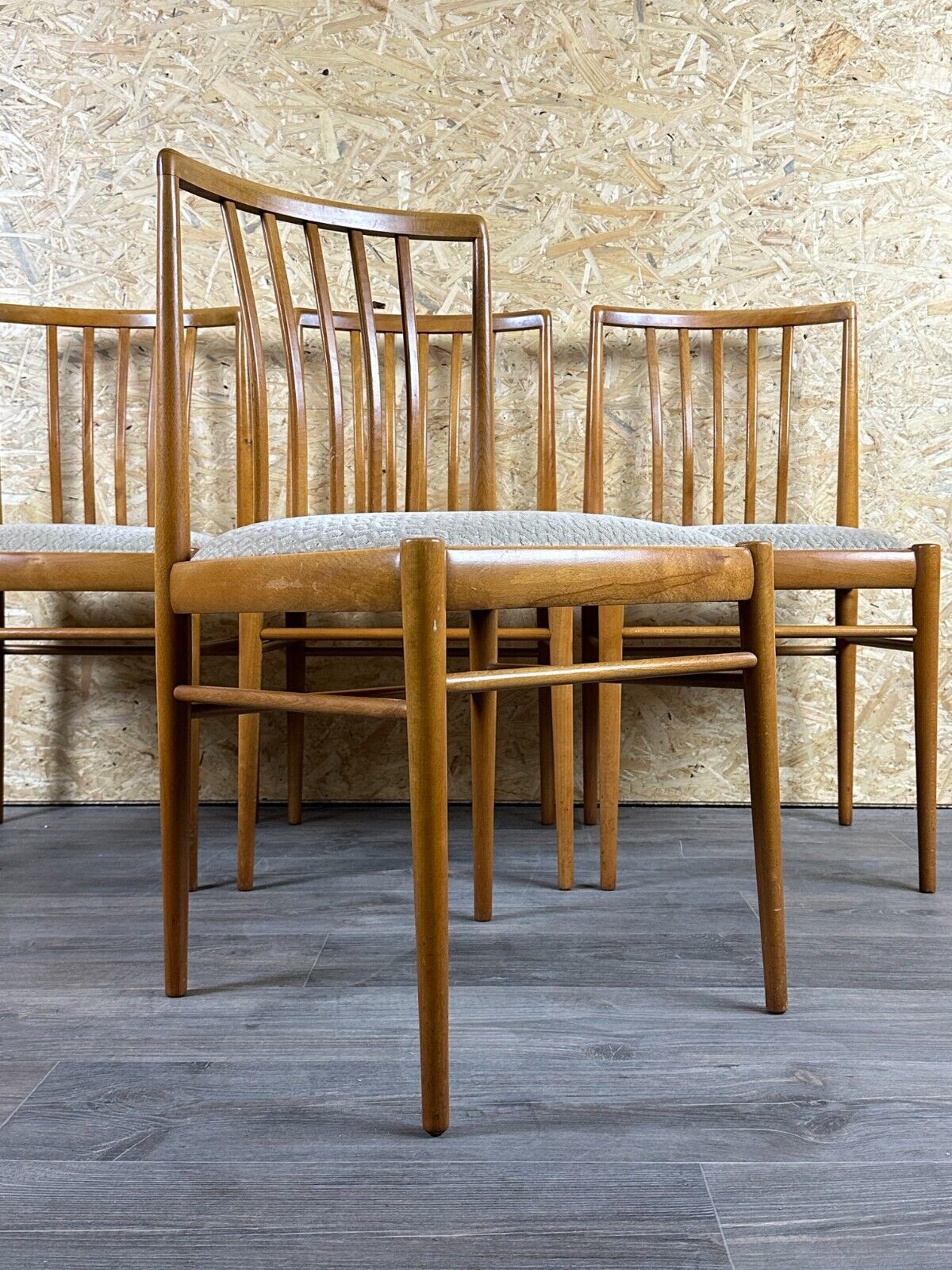 Set of 4 dining chairs 60s 70s
