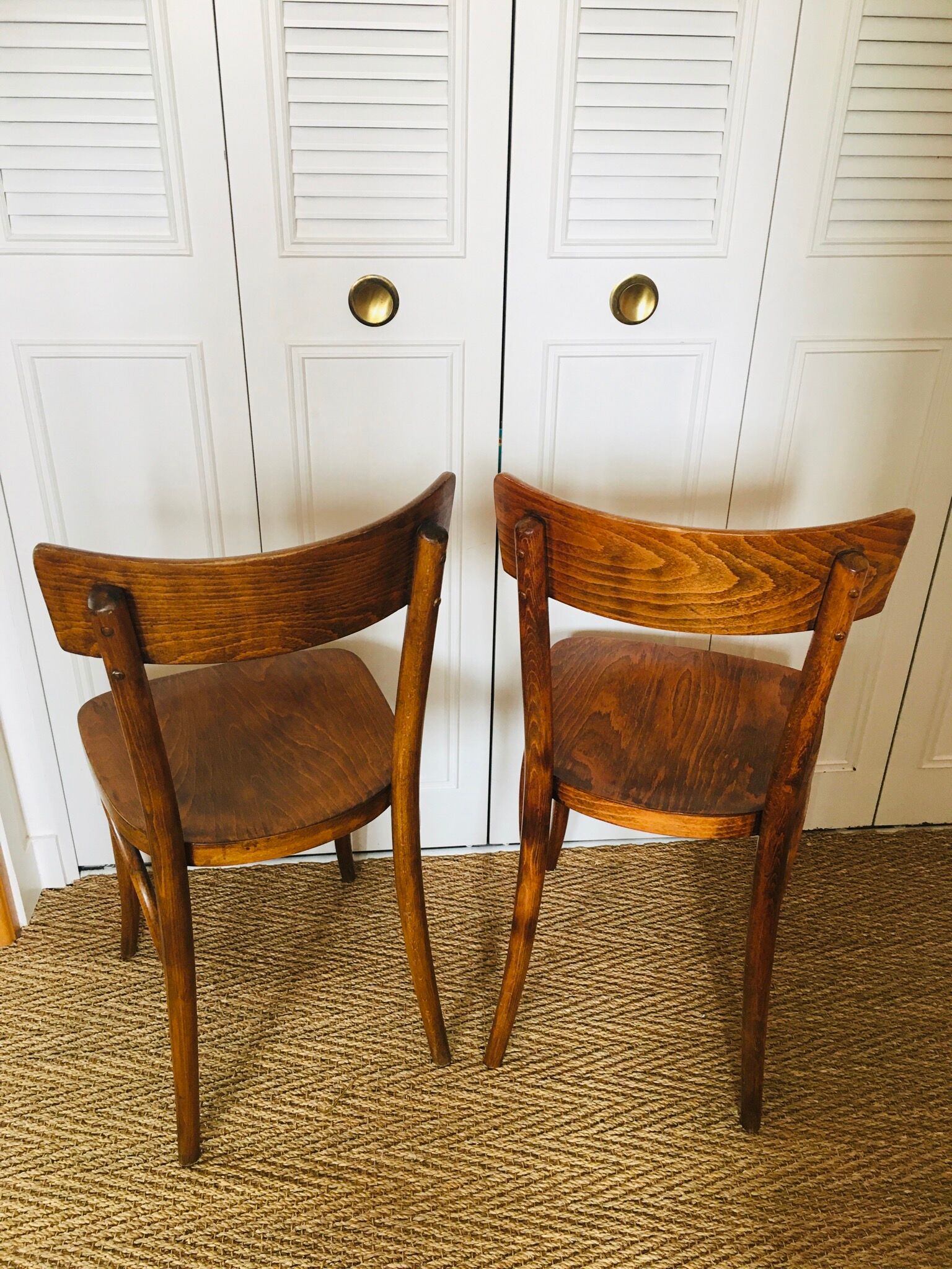 Pair of chairs bistro Thonet