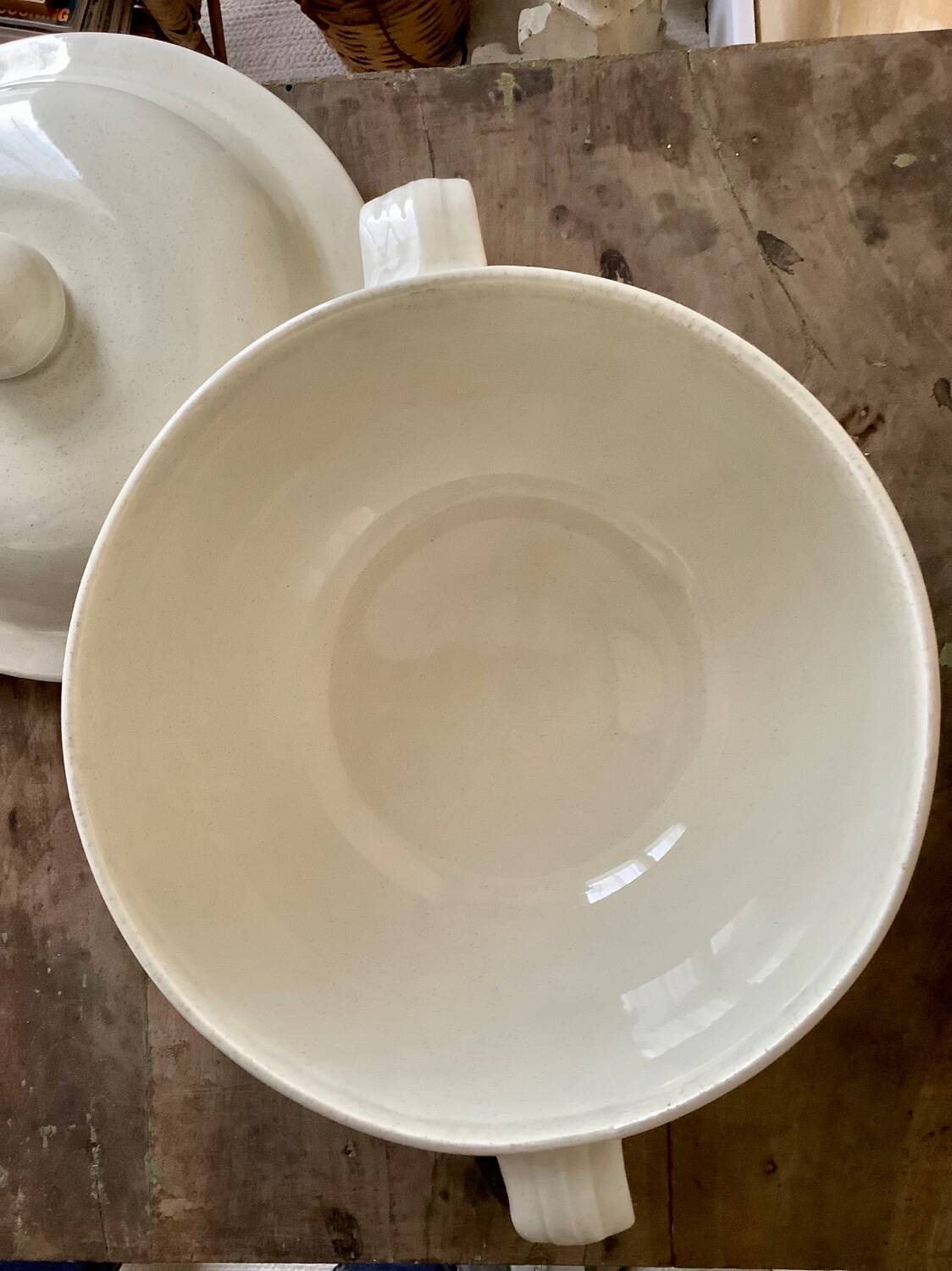 Sarreguemines thistle tureen