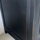 Black Parisian oak sideboard
