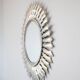 Silver Spanish sun mirror circa 1960 (44 cm)