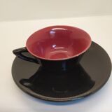 Set of 7 cups and saucers from the 50s.