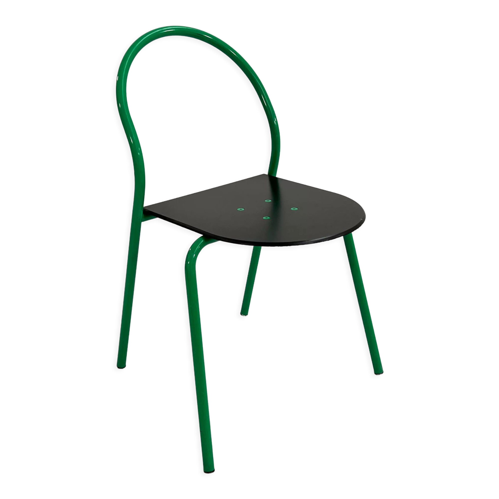 Green Chair Il Bottone by Paolo Parigi for Heron Parigi, 1980