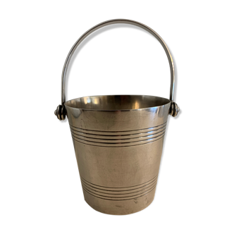 Félix Frères Toulouse old silver metal ice bucket