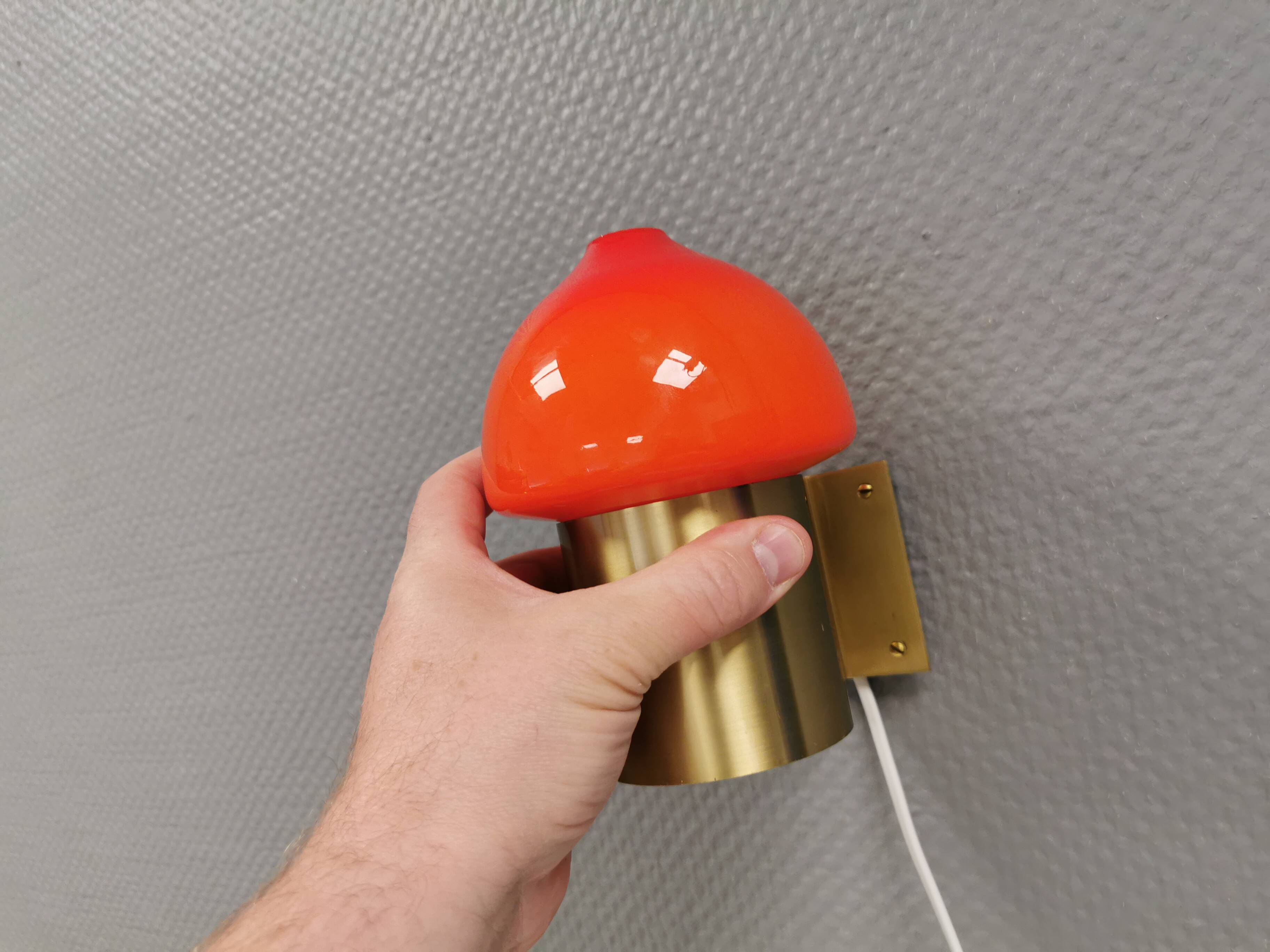 A "fusion" wall lamp. Fog & Mørup Denmark and Aneta Sveden