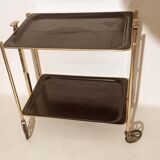 Foldable black foldable rolling service 50s