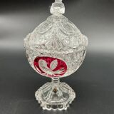 Hofbauer Crystal Candy Box - "Ruby Birds" Model