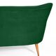 Sofa after renovation, 1960s, bottle green.