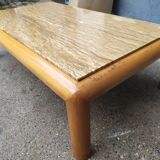 Table basse architonic en travertin