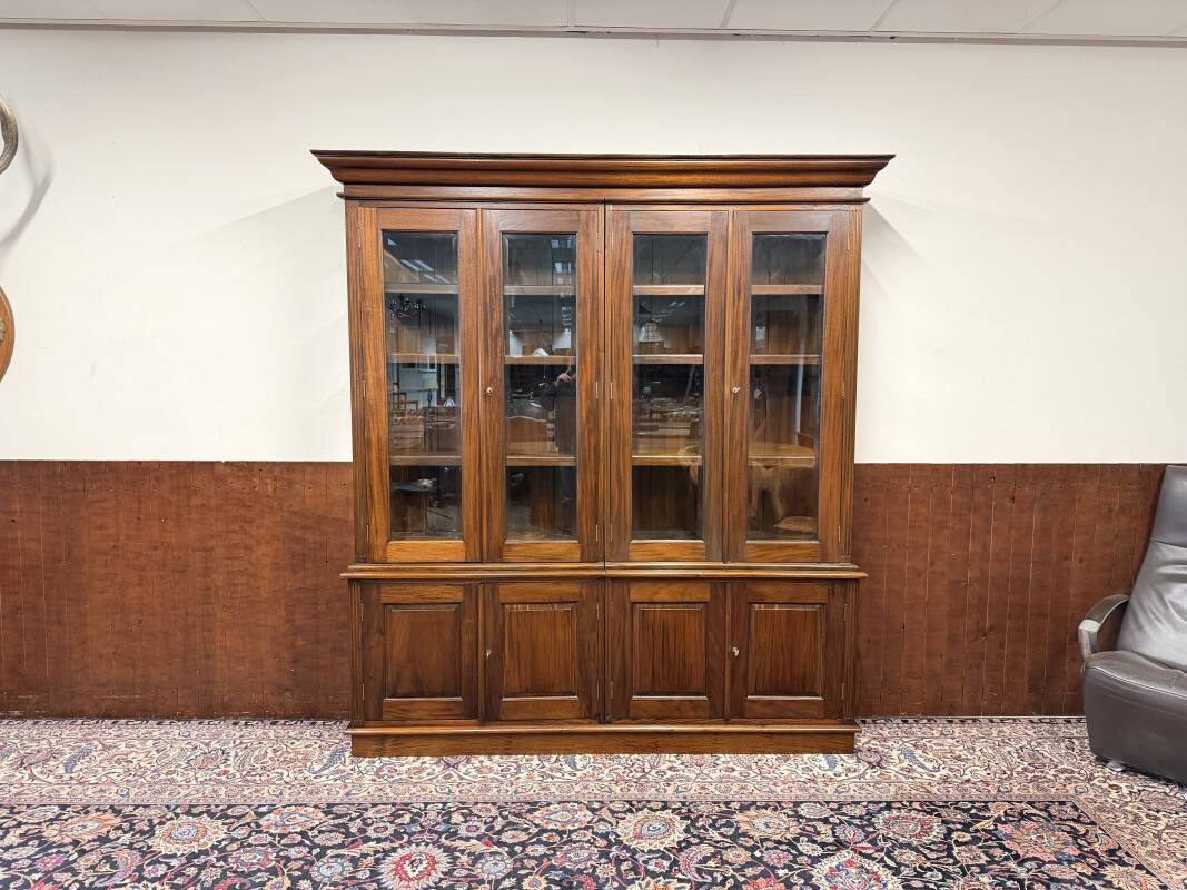 Classic English Bookcase Cabinet