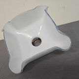 Blue opaline pendant light