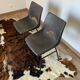 Lot de 4 chaises coque plastique marque Sitting