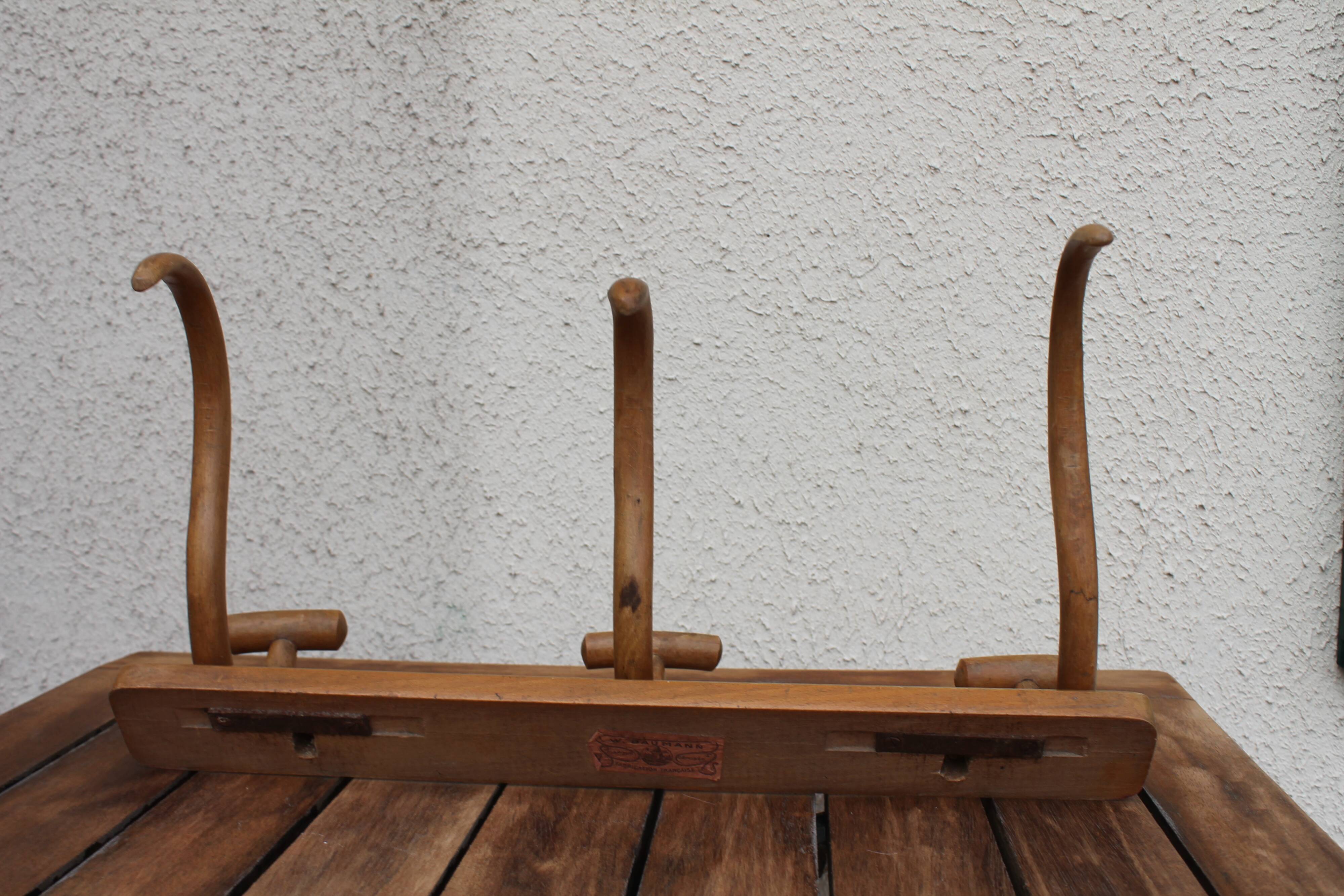 Baumann wall coat holder - 3 patères