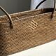 Small oval basket with long handles, traditional Indonesian L28xH10