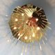 J.T Kalmar chandelier in brass and plexiglass of the 70s