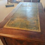 Old desk leather top