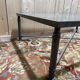Table basse en fer et verre 1980