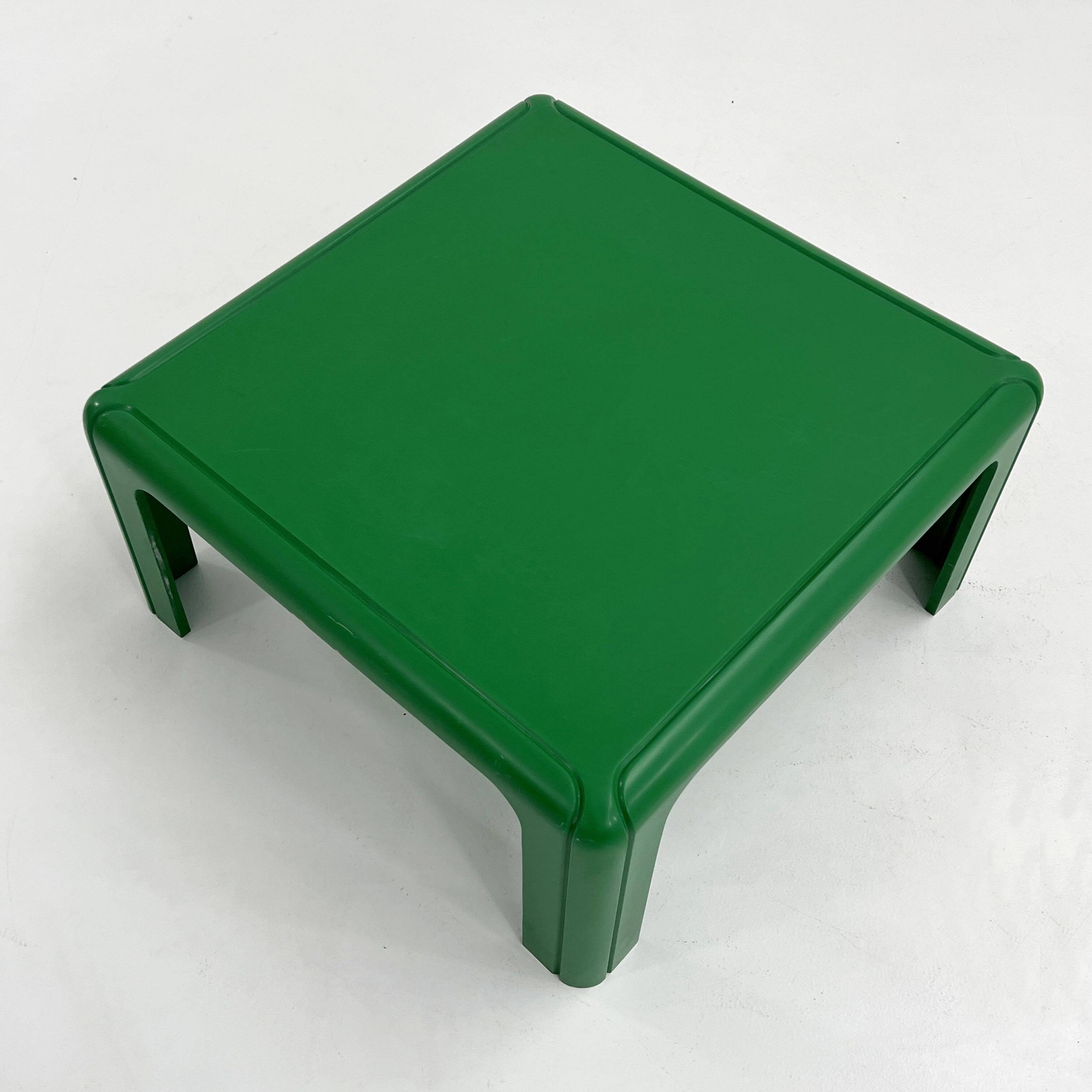 Green coffee table model 4894 by Gae Aulenti for Kartell, 1970